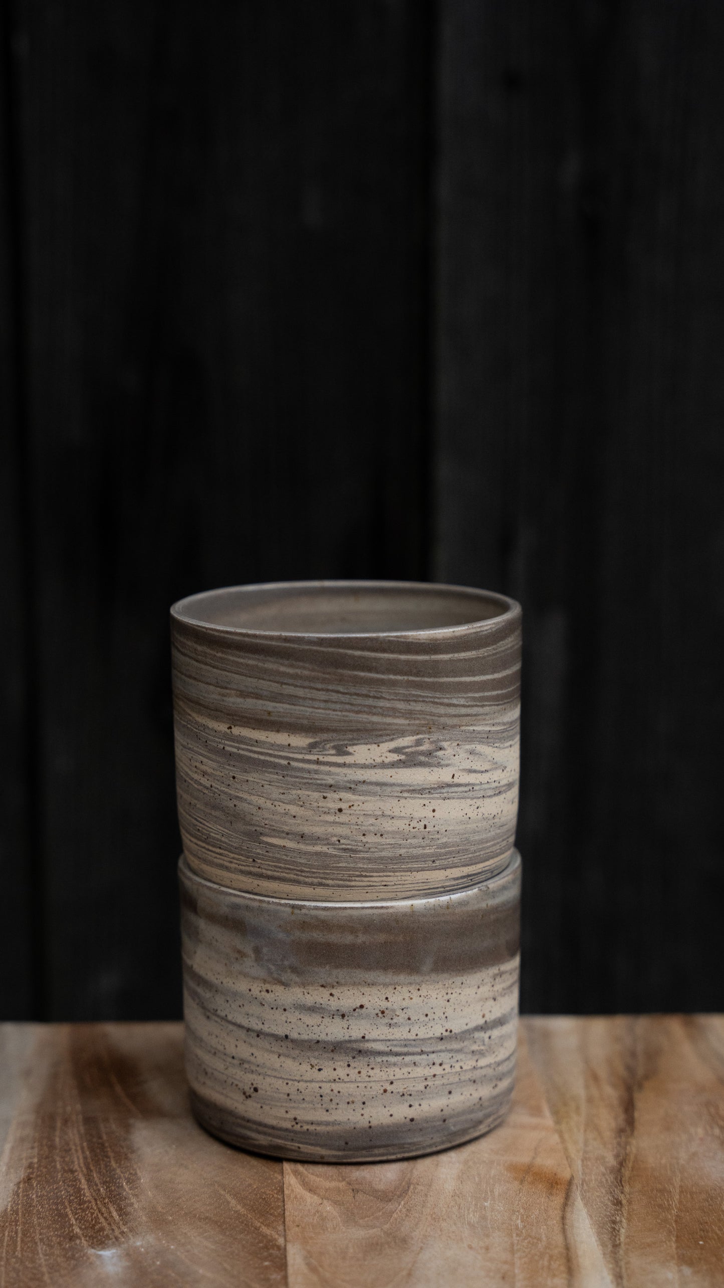 Koffie kopje Swirl Gray