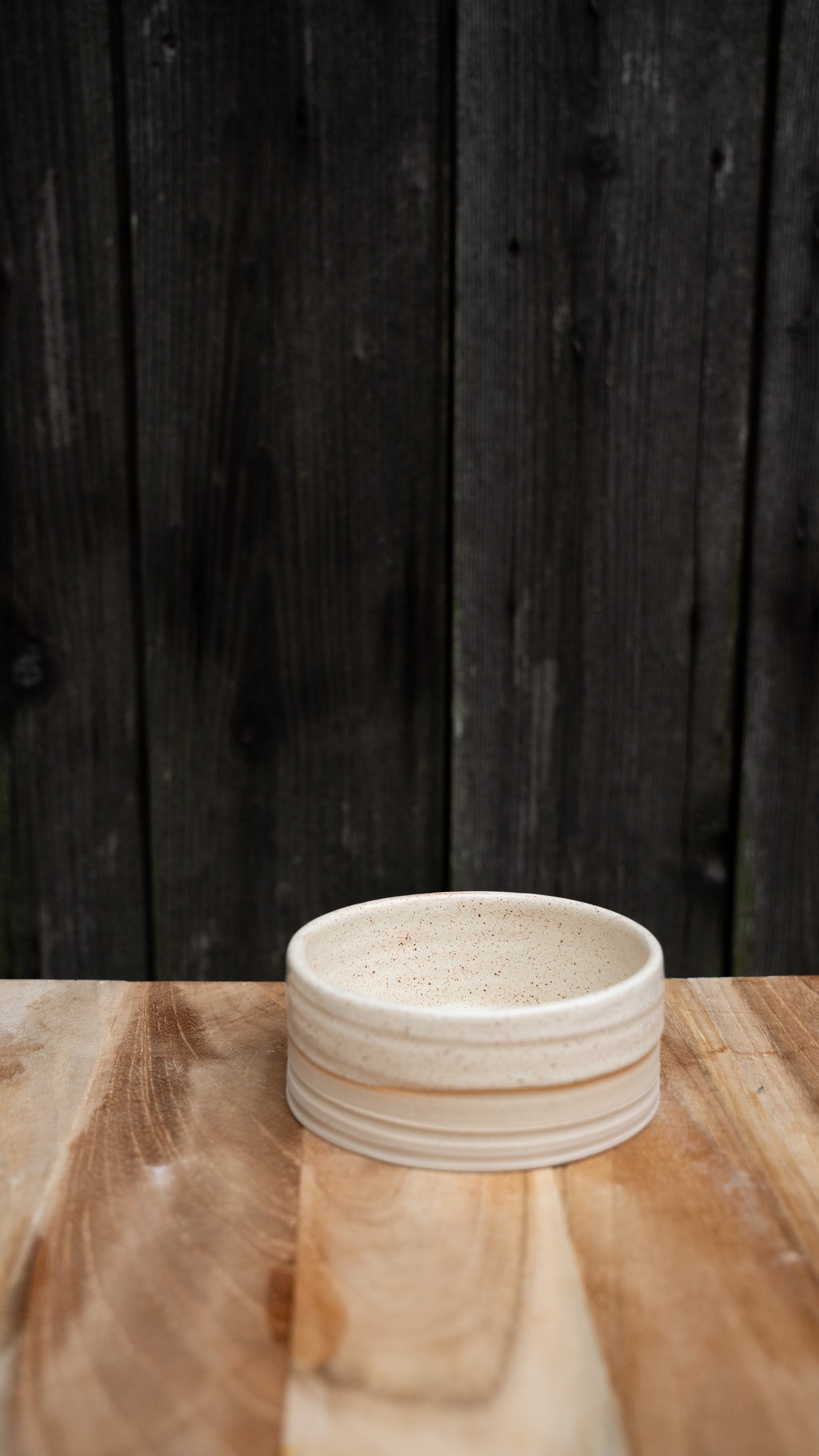 Dip Bakje Wit spikkel