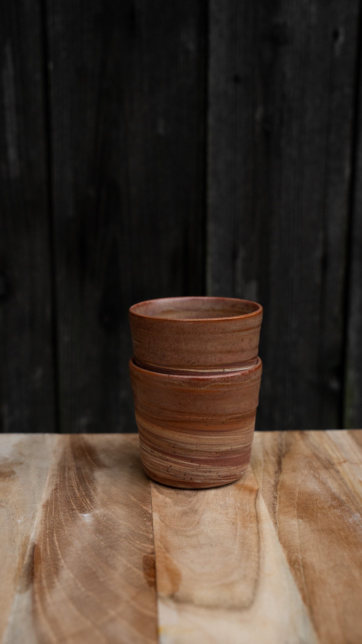 Koffie Mok Swirl Rood