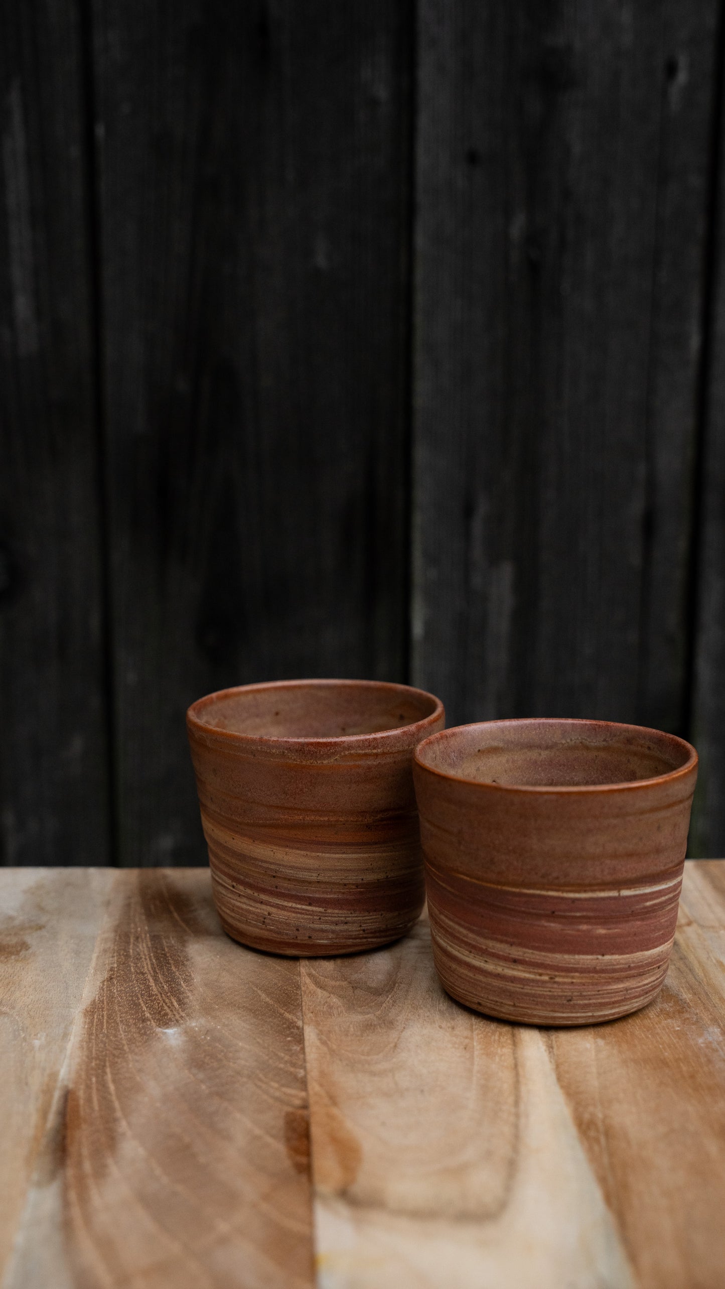 Koffie Mok Swirl Rood