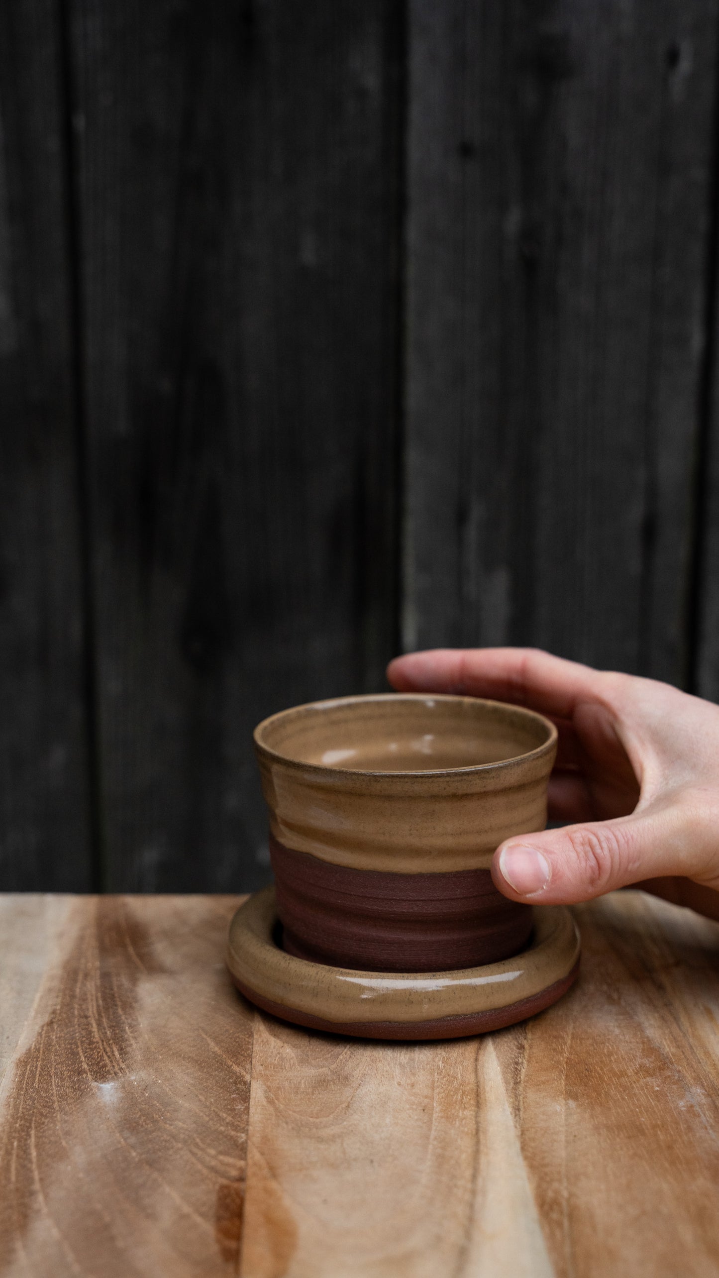 Ribbel Mok Rood + Coaster