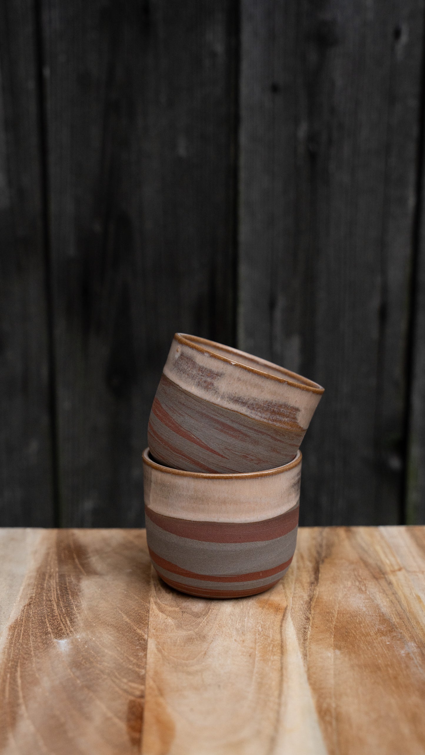 Koffie Kopjes met Schoteltje - Swirl Roze