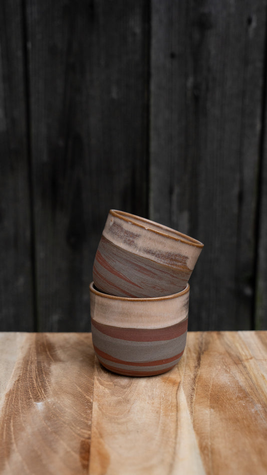 koffie kopje swirl roze