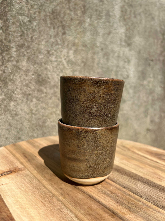 Dubbele Espresso Rond Set van 2
